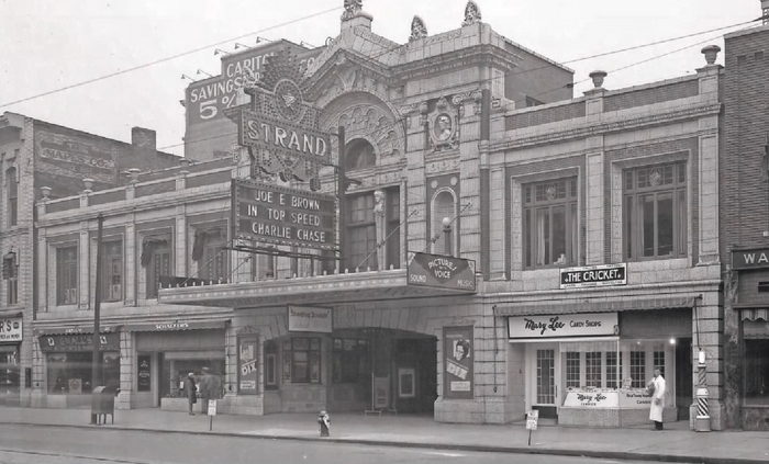 Michigan Theatre - Old Photo Of Strand